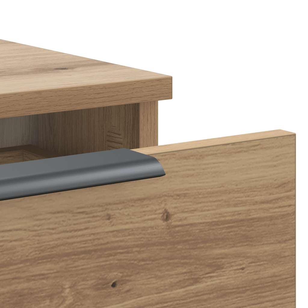 Veggskap artisan eik 102x30x20 cm konstruert tre