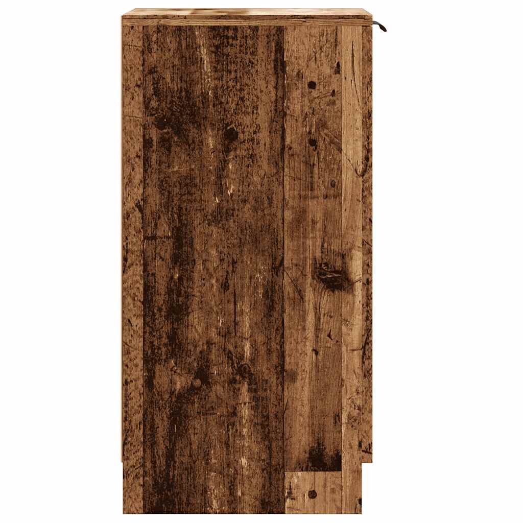 Skoskap gammelt tre 29,5x35x70 cm konstruert tre
