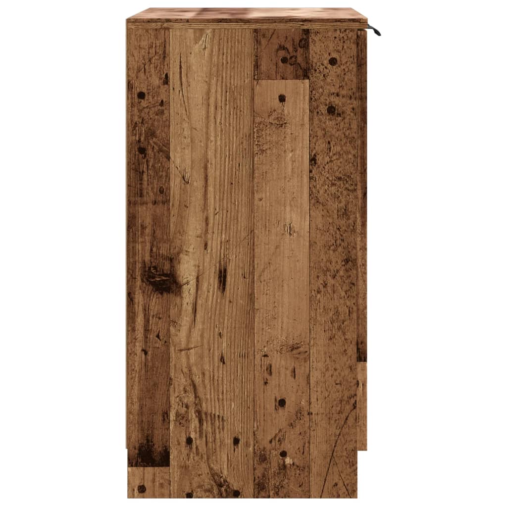 Skoskap gammelt tre 59x35x70 cm konstruert tre
