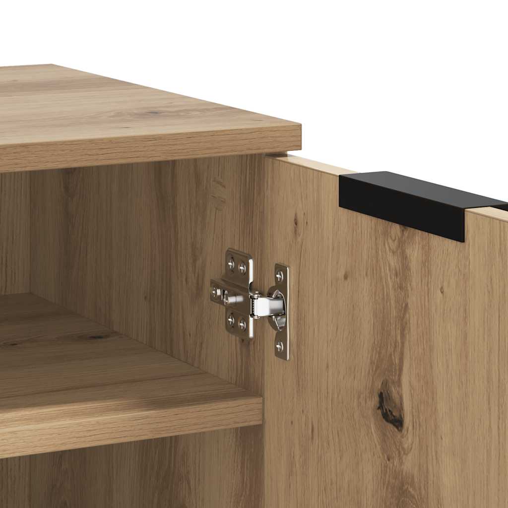 Skoskap artisan eik 59x35x70 cm konstruert tre