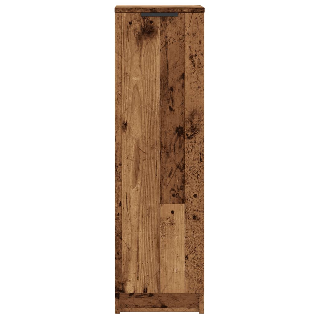 Skoskap gammelt tre 29,5x35x100,5 cm konstruert tre