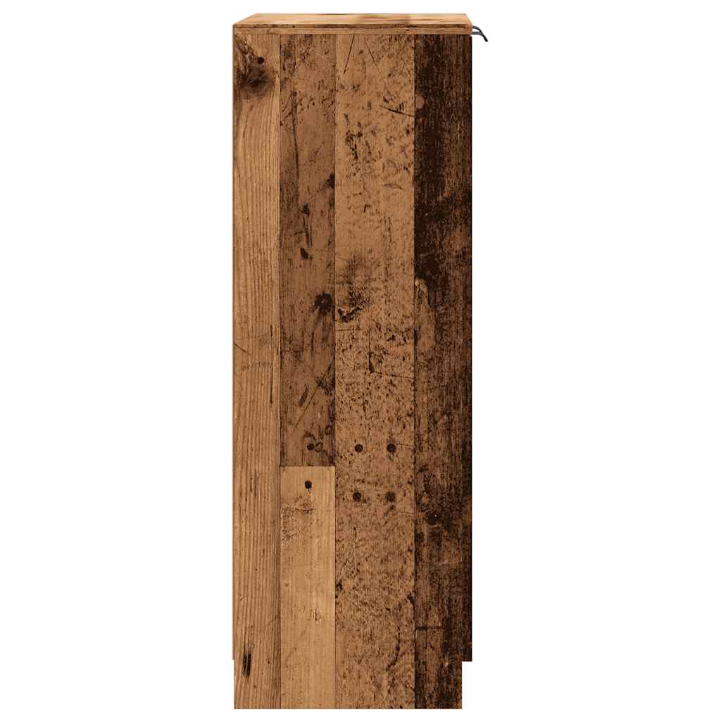 Skoskap gammelt tre 59x35x100,5 cm konstruert tre