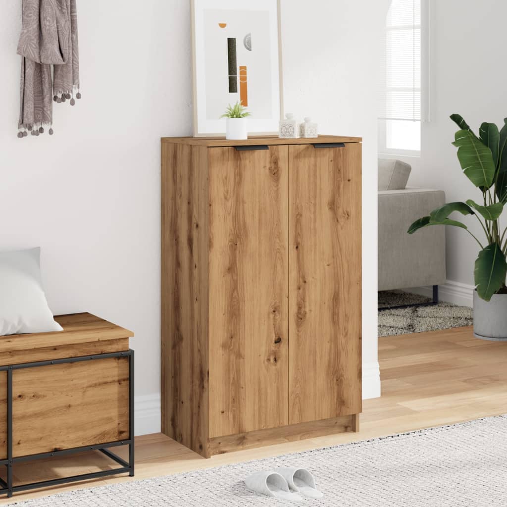 Skoskap artisan eik 59x35x100,5 cm konstruert tre