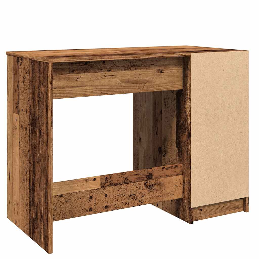 Skrivebord gammelt tre 100x50x75 cm konstruert tre