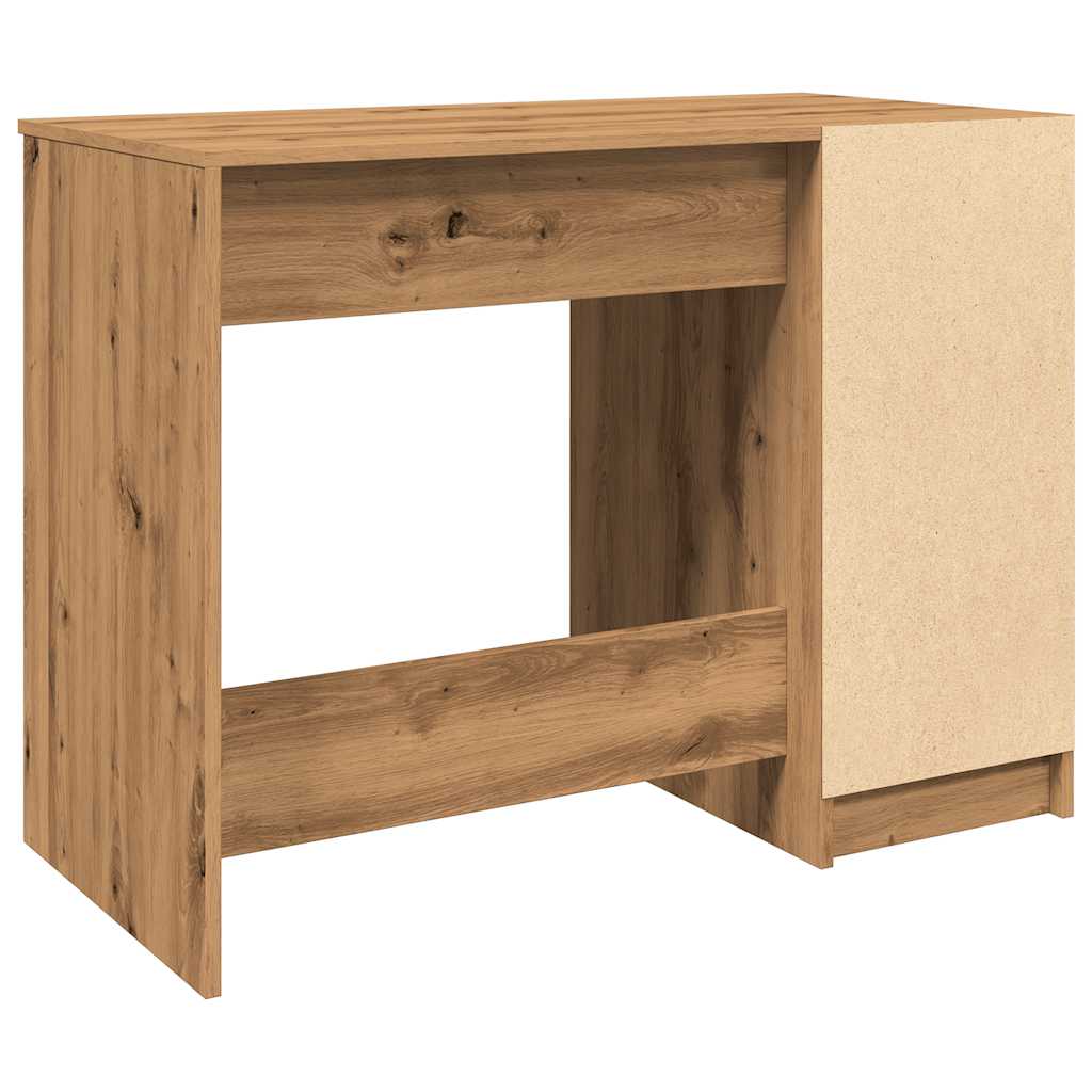Skrivebord artisan eik 100x50x75 cm konstruert tre
