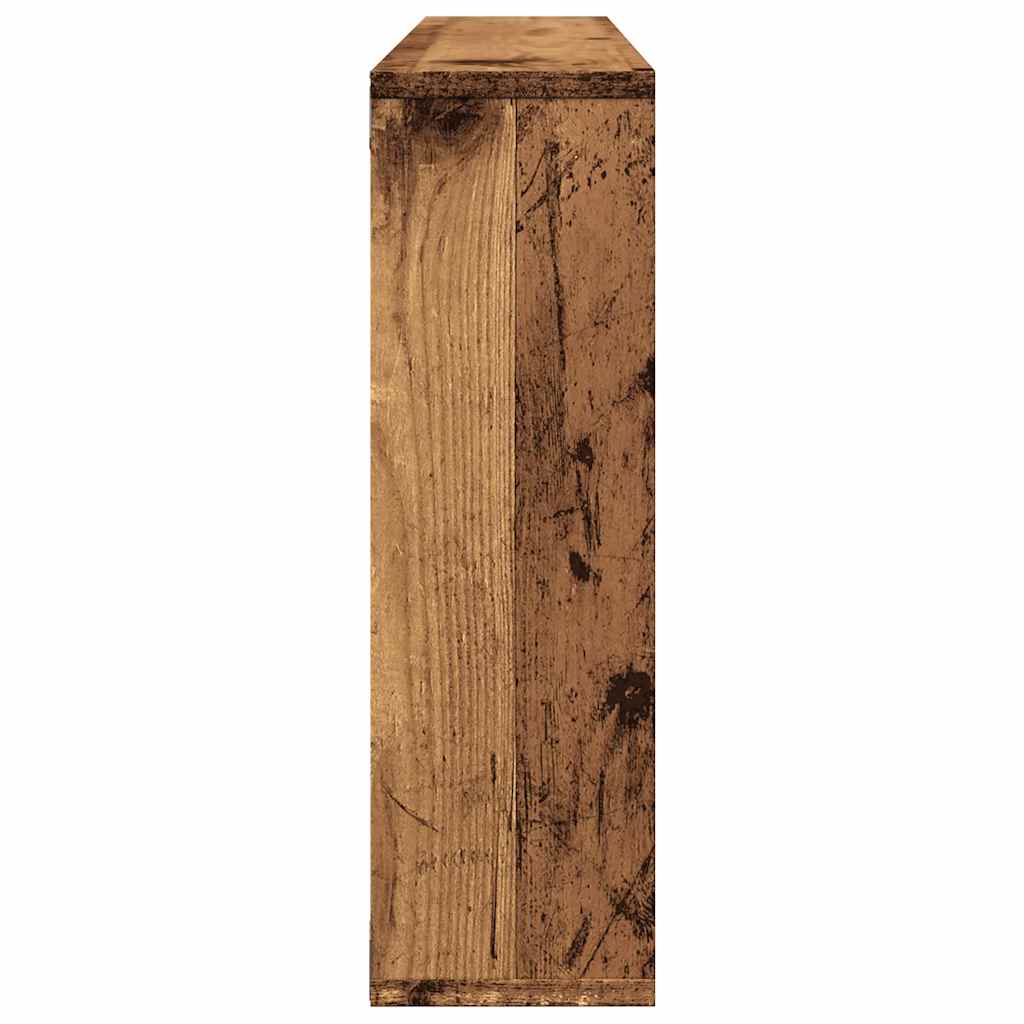 Vegghylle gammelt tre 85x16x52,5 cm konstruert tre