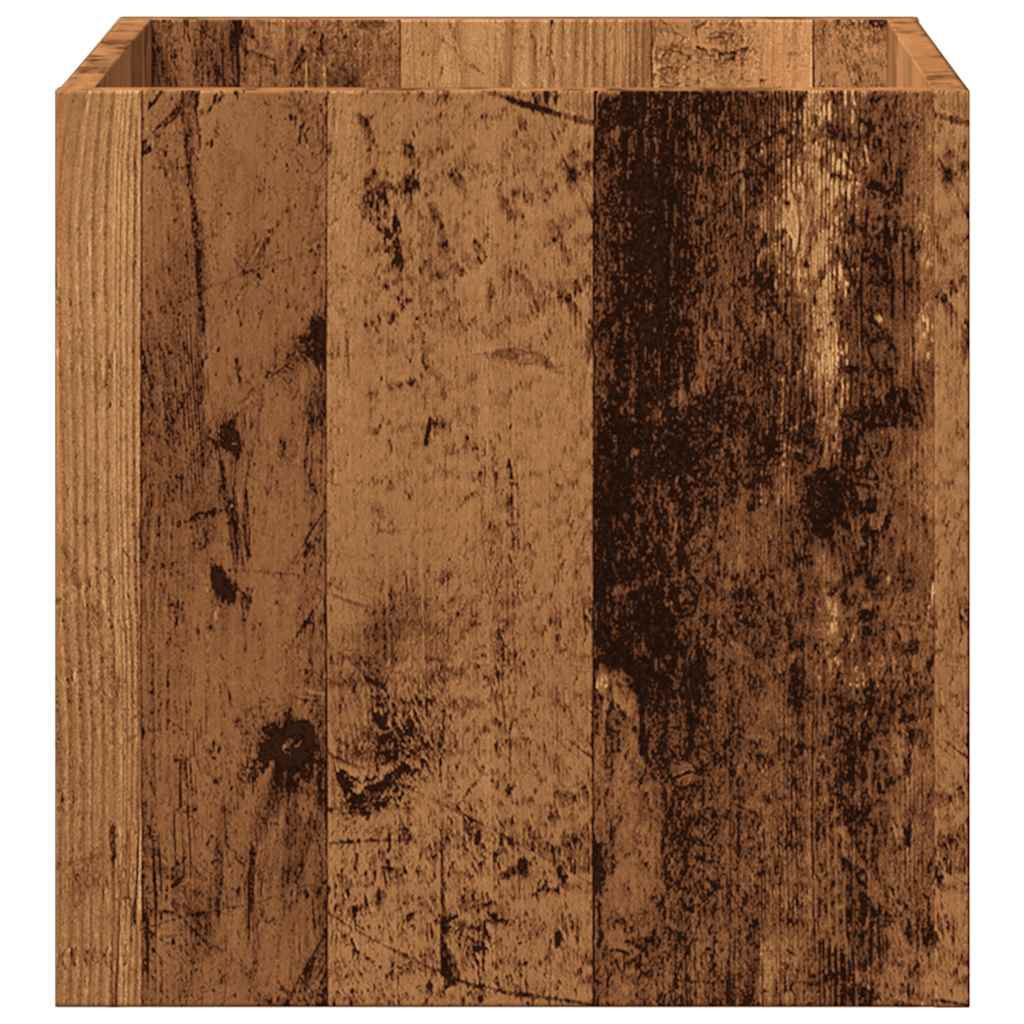 Plantekasse gammelt tre 40x40x40 cm konstruert tre
