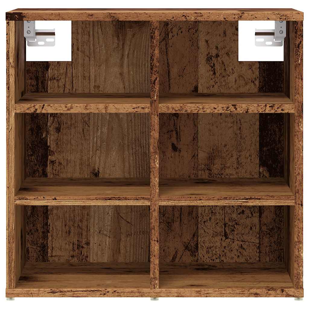 Skoskap 2 stk gammelt tre 52x30x50 cm