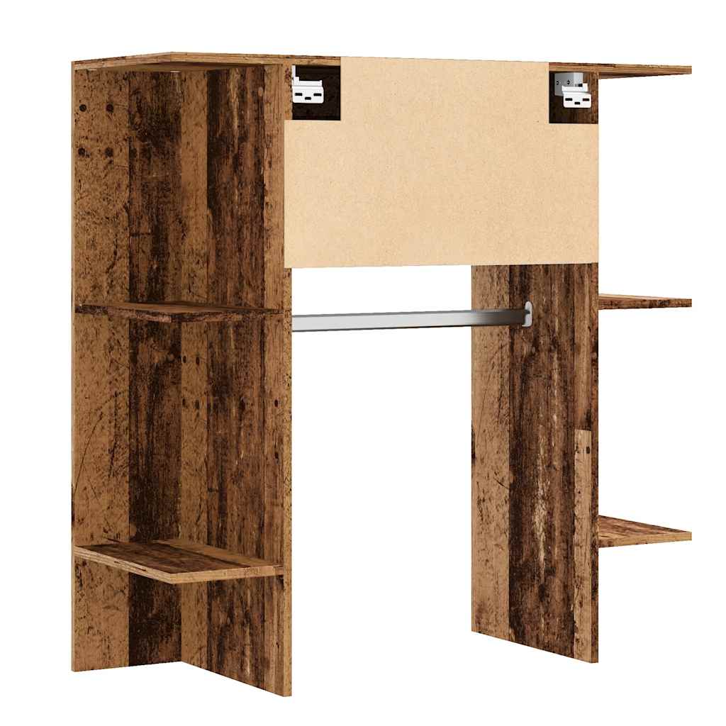 Gangskap gammelt tre 97,5x37x99 cm konstruert tre
