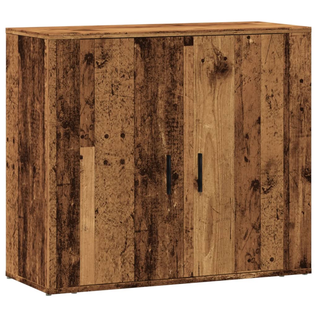 Skjenk gammelt tre 80x33x70 cm konstruert tre