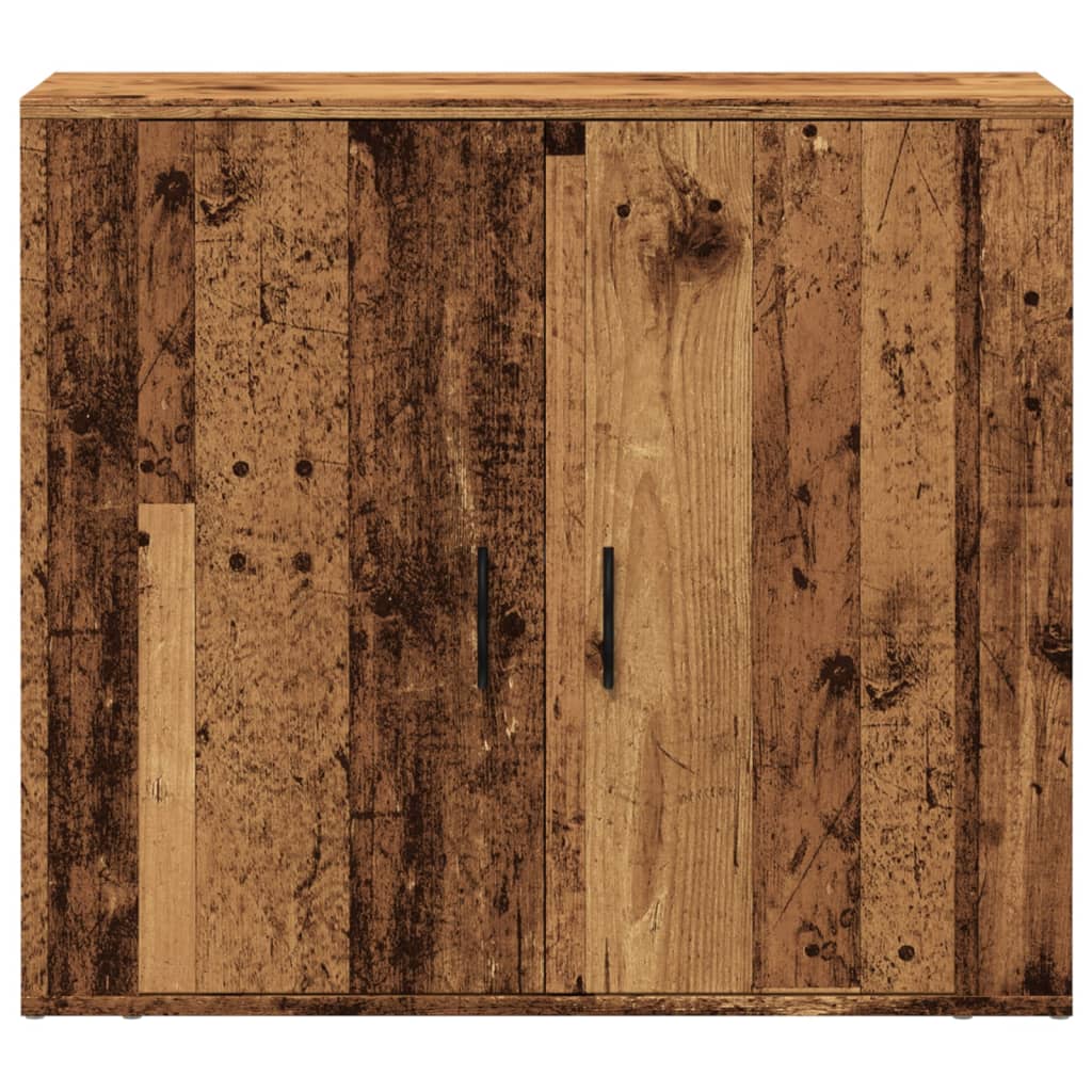 Skjenk gammelt tre 80x33x70 cm konstruert tre