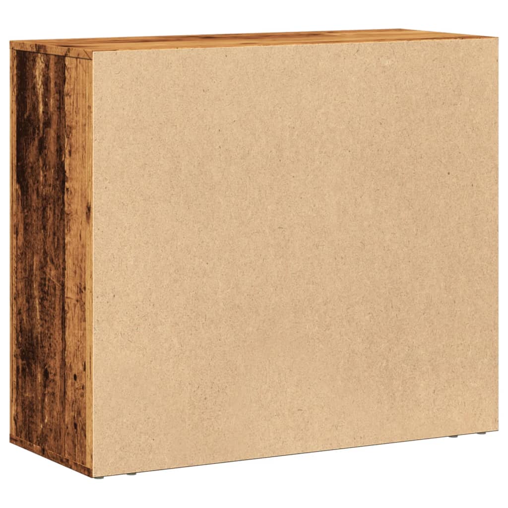 Skjenk gammelt tre 80x33x70 cm konstruert tre