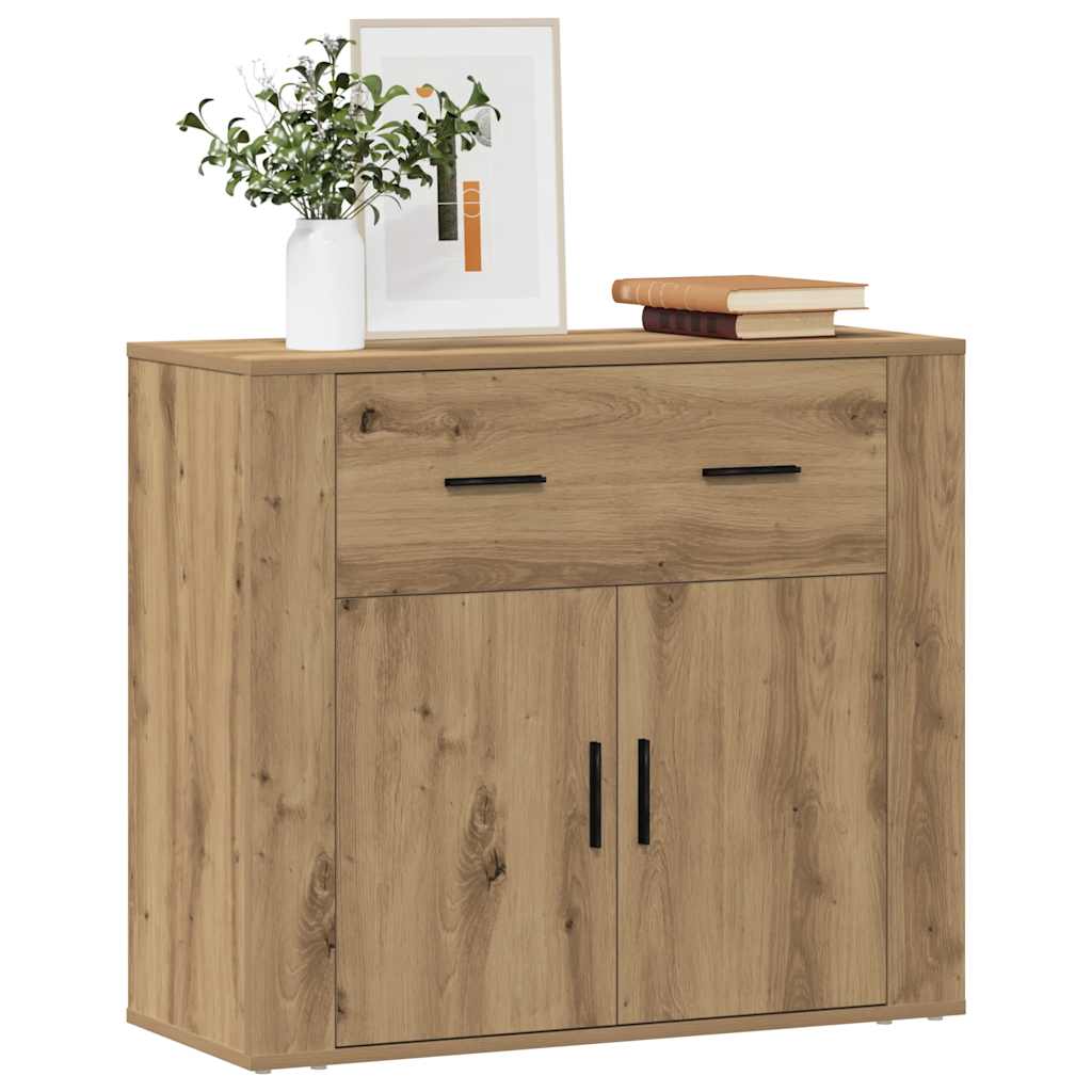 Skjenk artisan eik 80x33x70 cm konstruert tre