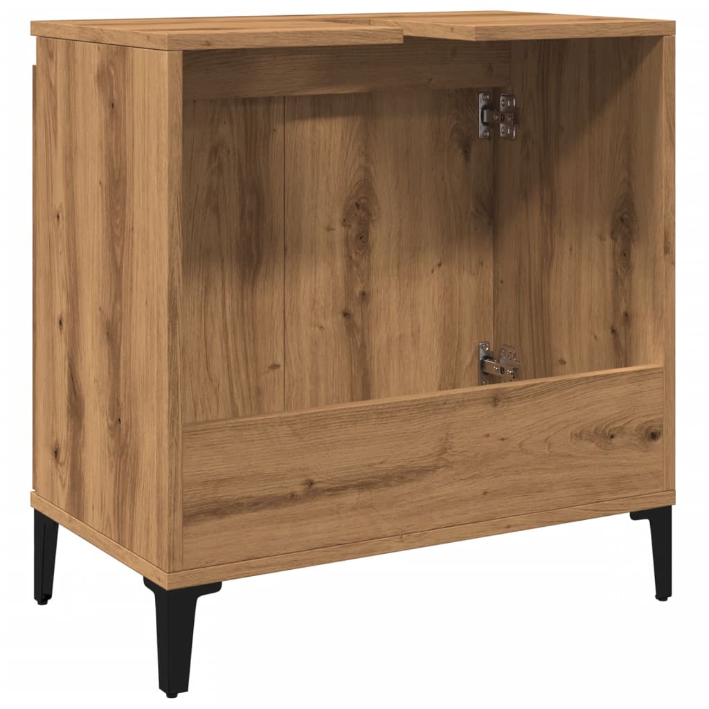 Servantskap artisan eik 58x33x60 cm konstruert tre