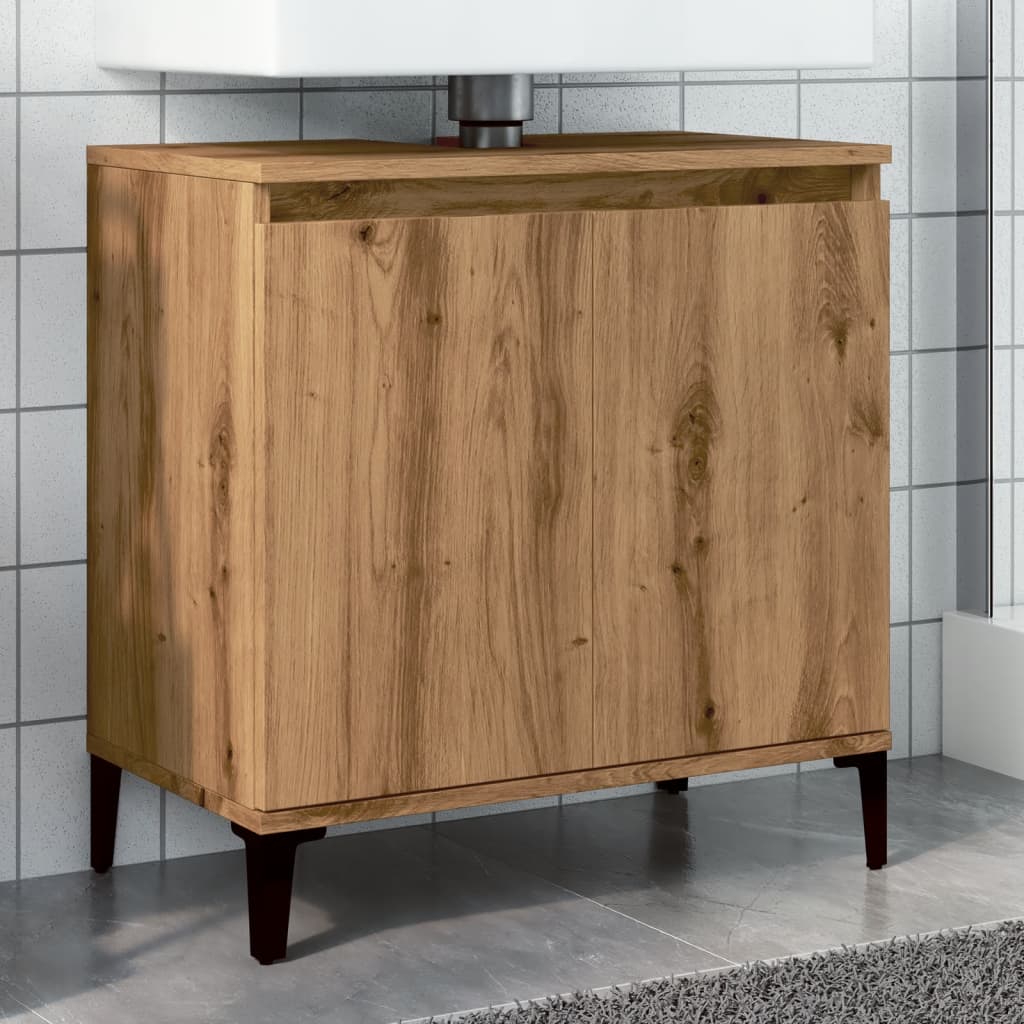 Servantskap artisan eik 58x33x60 cm konstruert tre
