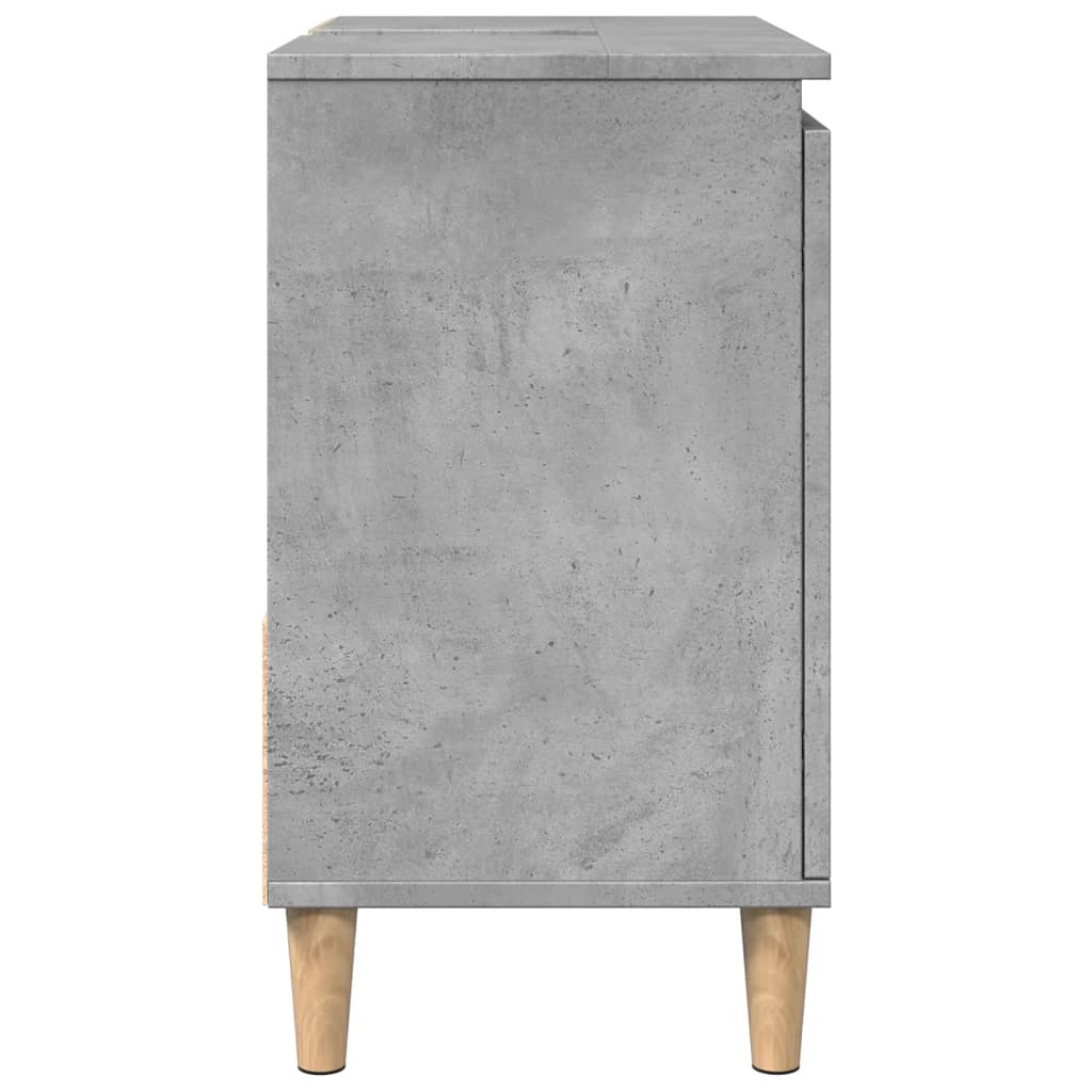 Servantskap betonggrå 65x33x60 cm konstruert tre