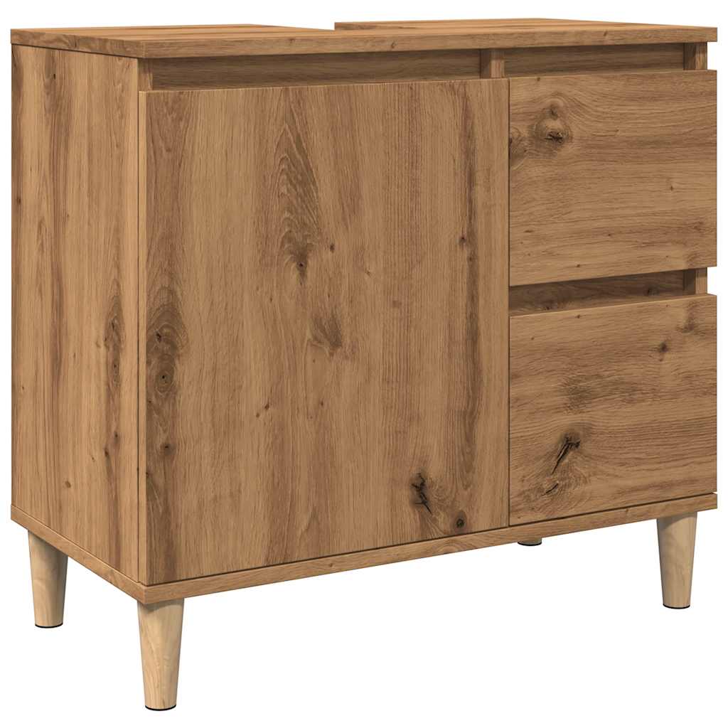 Servantskap artisan eik 65x33x60 cm konstruert tre