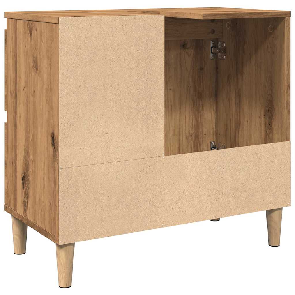 Servantskap artisan eik 65x33x60 cm konstruert tre