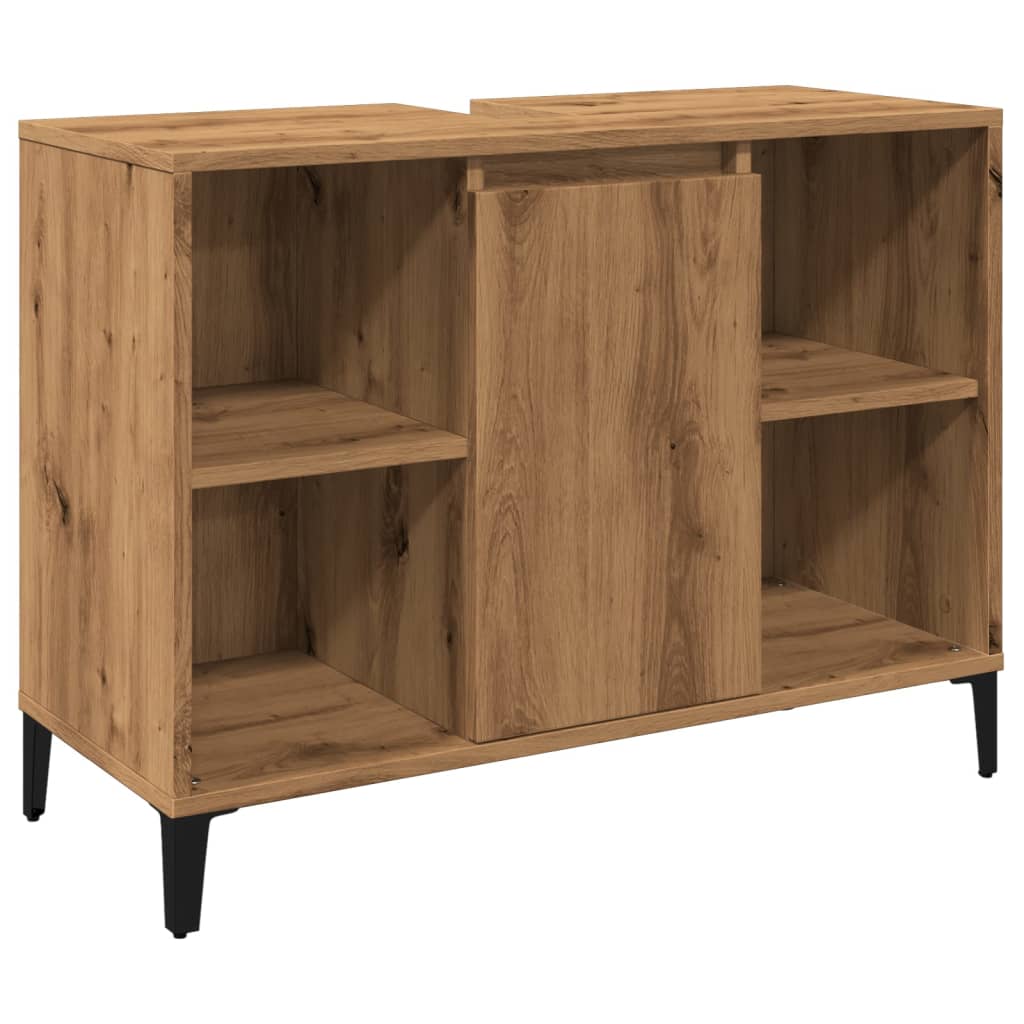 Servantskap artisan eik 80x33x60 cm konstruert tre