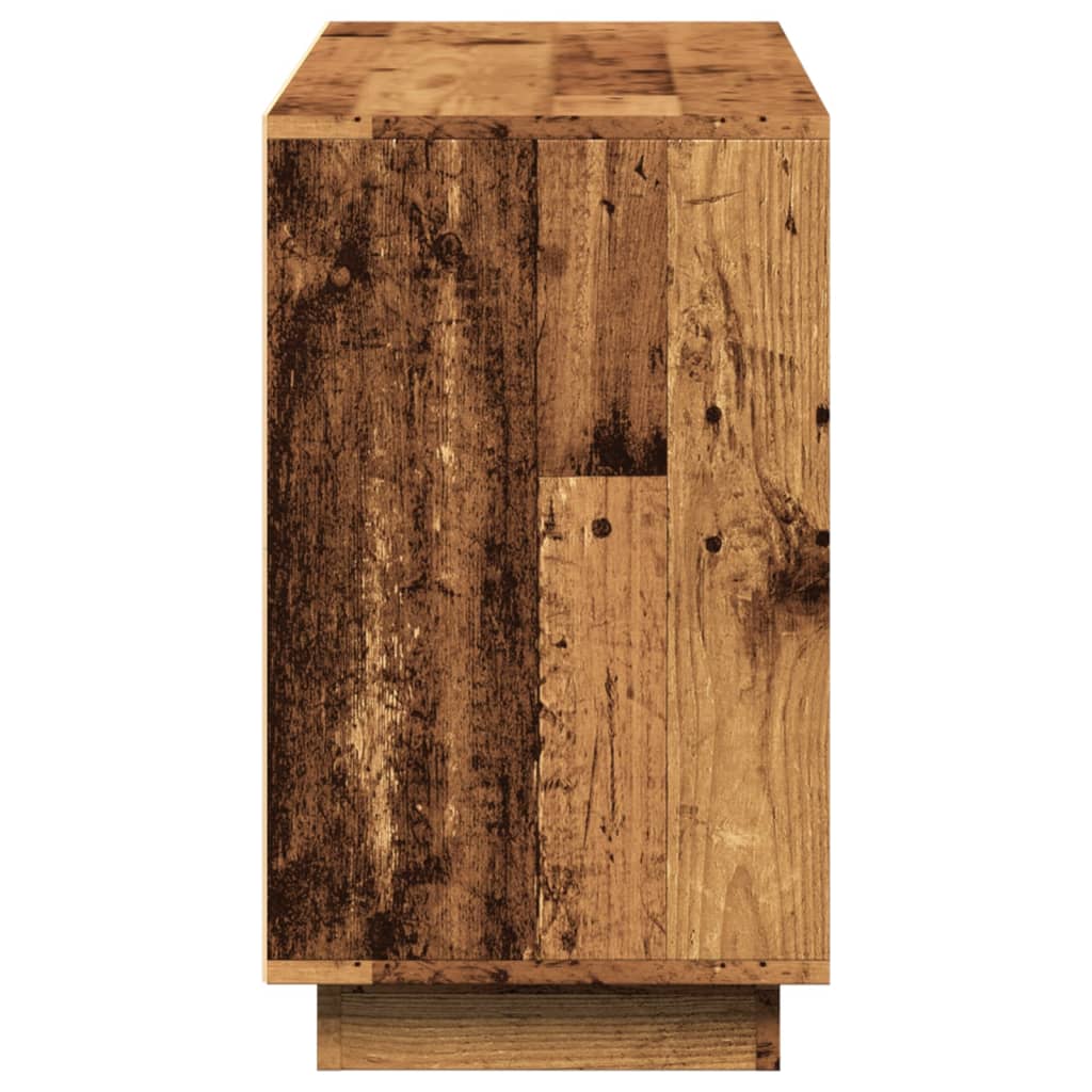Skjenk gammelt tre 102x35x60 cm konstruert tre