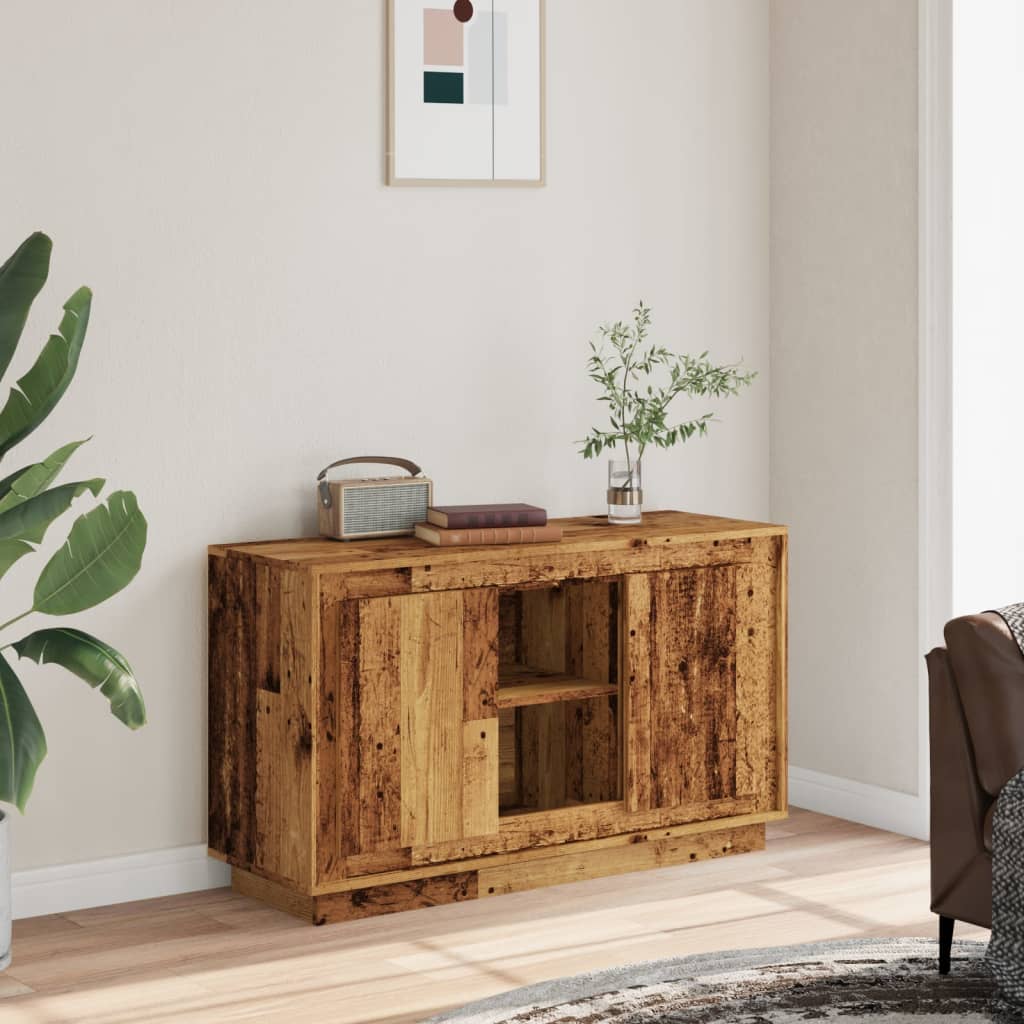 Skjenk gammelt tre 102x35x60 cm konstruert tre
