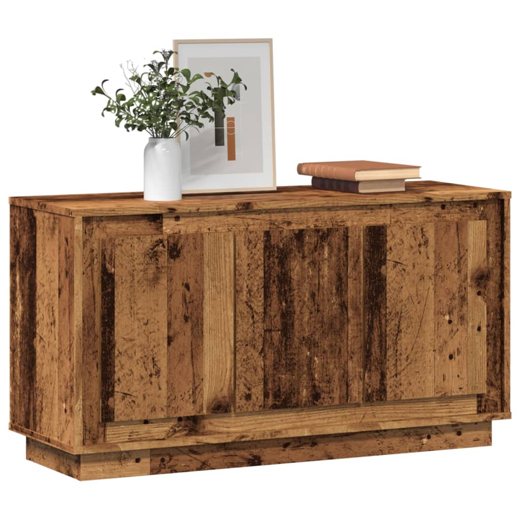 Skjenk gammelt tre 102x35x55 cm konstruert tre