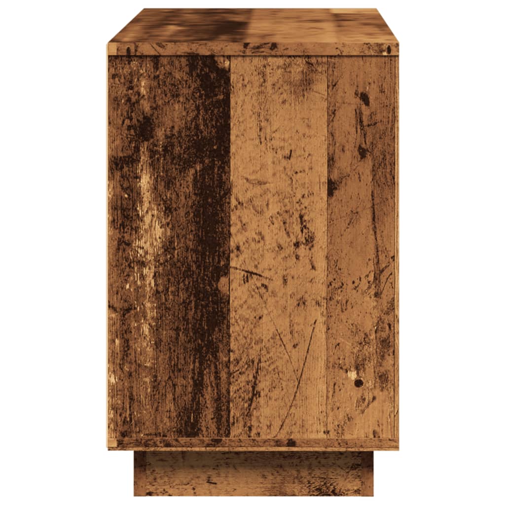 Skjenk gammelt tre 102x35x55 cm konstruert tre