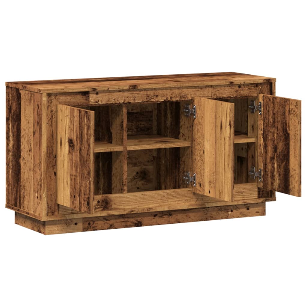 Skjenk gammelt tre 102x35x55 cm konstruert tre