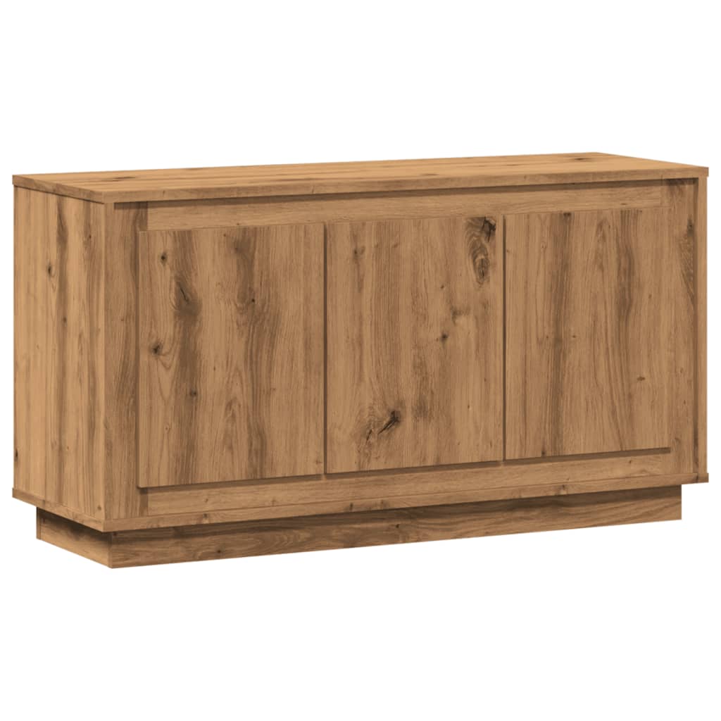Skjenk håndverkseik 102x35x55 cm konstruert tre
