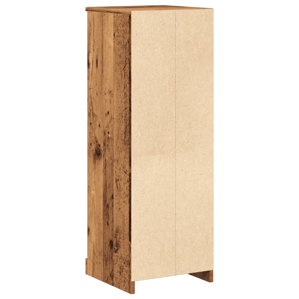 Highboard gammelt tre 36x35,5x103,5 cm konstruert tre