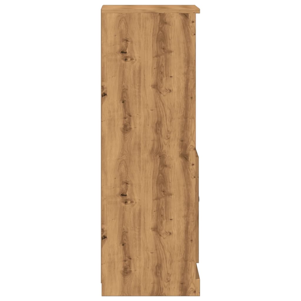 Highboard artisan eik 36x35,5x103,5 cm konstruert tre