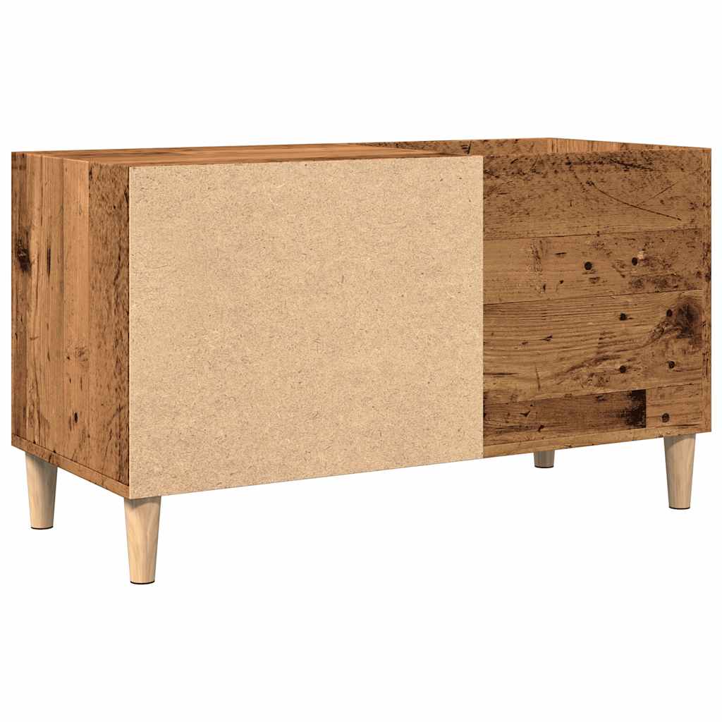 Plateskap gammelt tre 84,5x38x48 cm konstruert tre