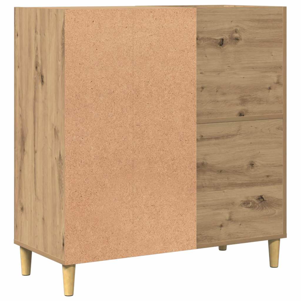 Plateskap artisan eik 84,5x38x89 cm konstruert tre