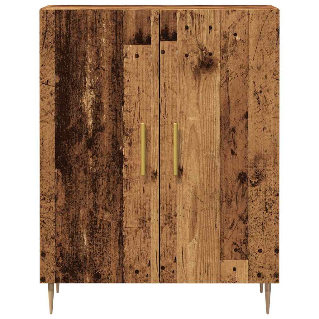 Skjenk gammelt tre 69,5x34x90 cm konstruert tre