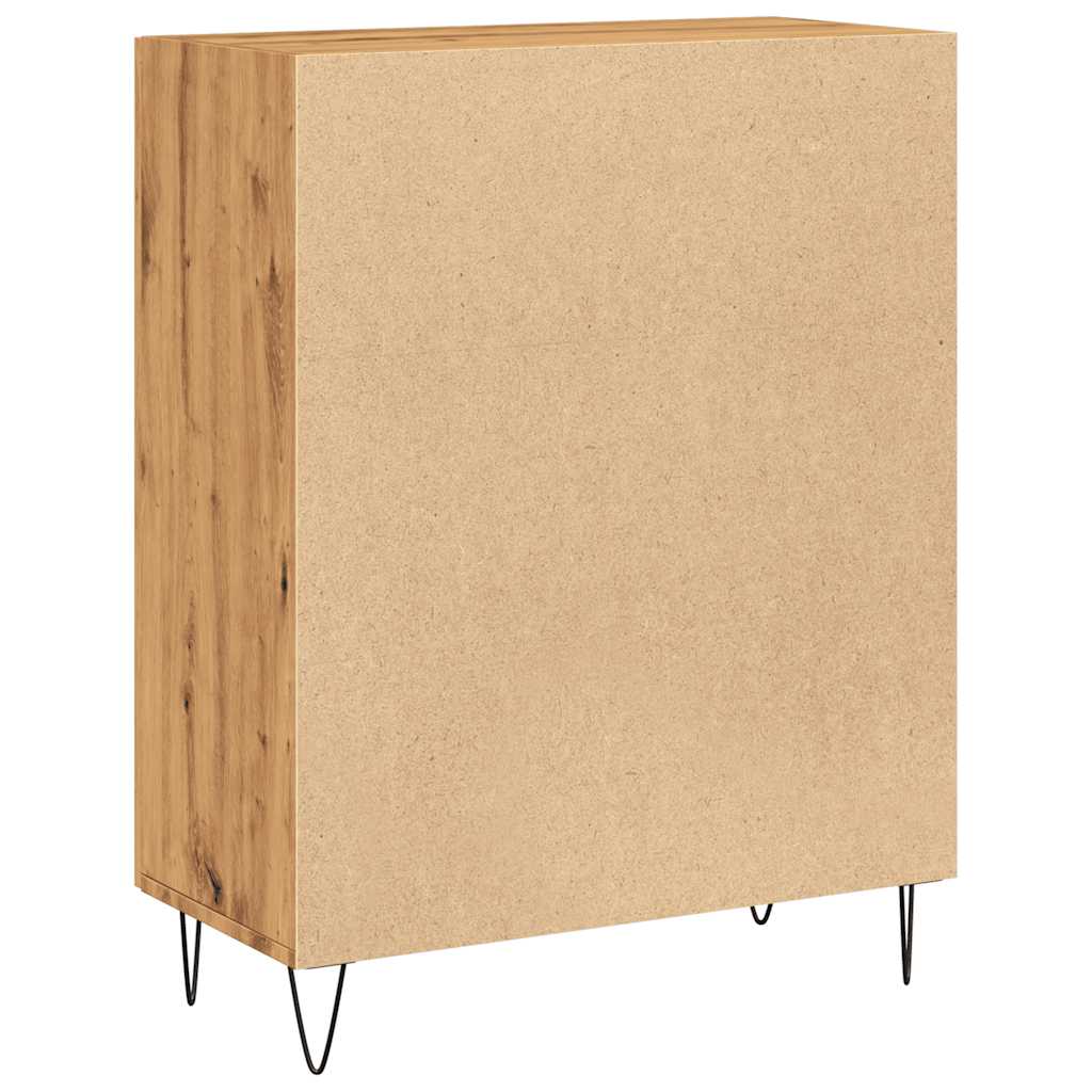 Skjenk artisan eik 69,5x34x90 cm konstruert tre