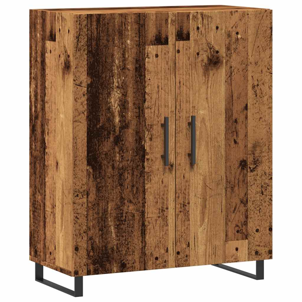 Skjenk gammelt tre 69,5x34x90 cm konstruert tre