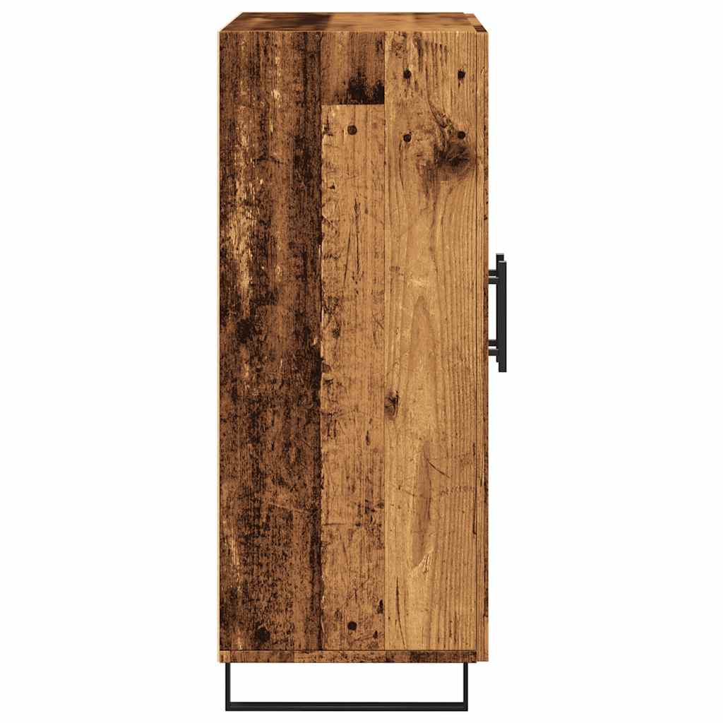 Skjenk gammelt tre 69,5x34x90 cm konstruert tre