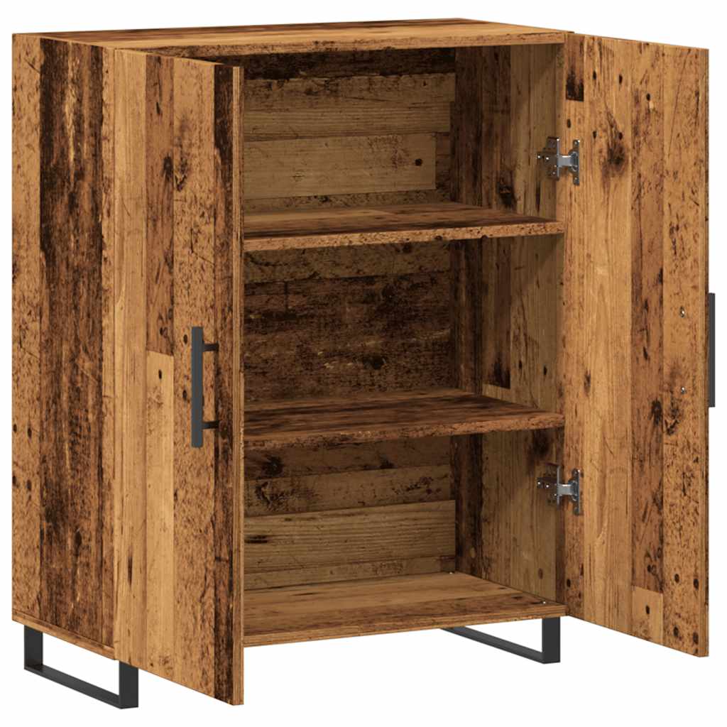 Skjenk gammelt tre 69,5x34x90 cm konstruert tre