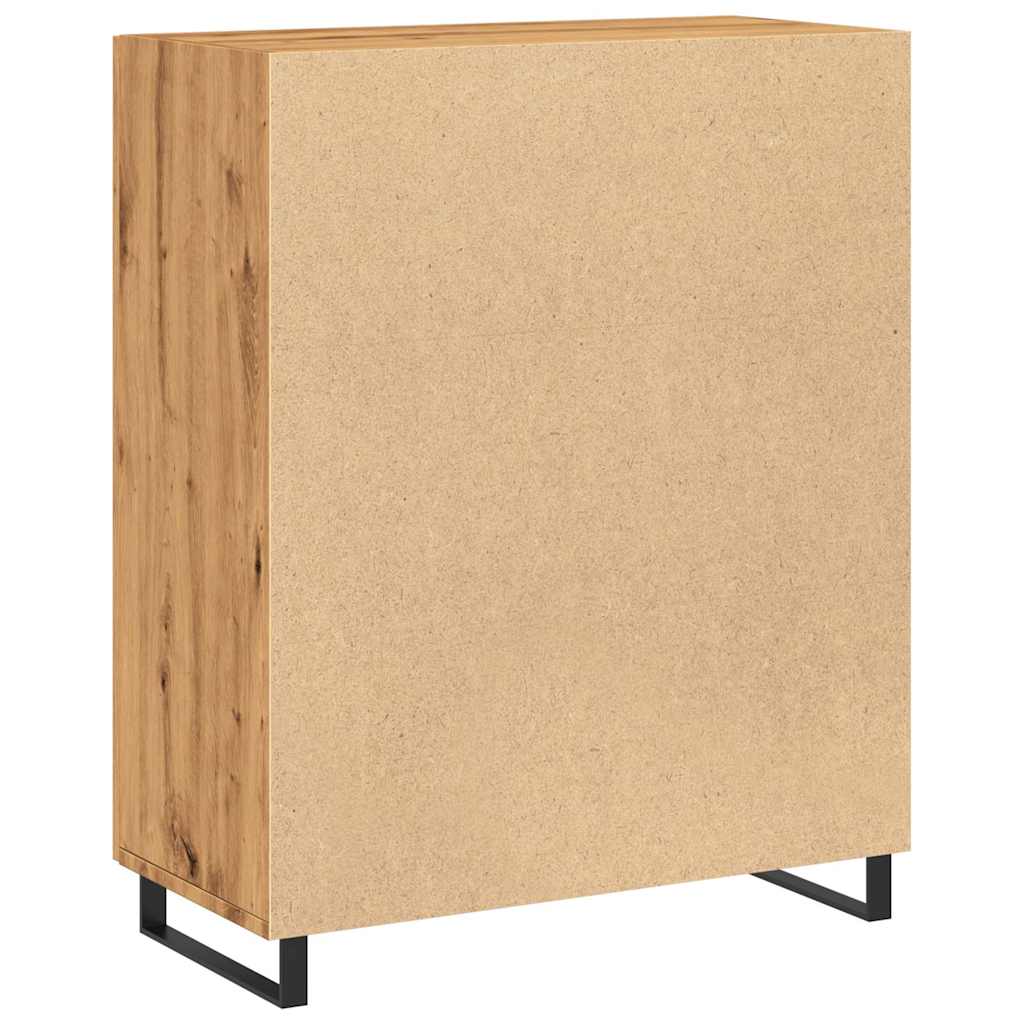 Skjenk artisan eik 69,5x34x90 cm konstruert tre