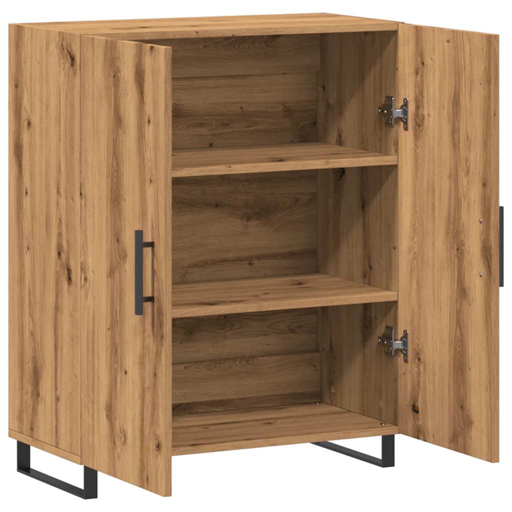 Skjenk artisan eik 69,5x34x90 cm konstruert tre