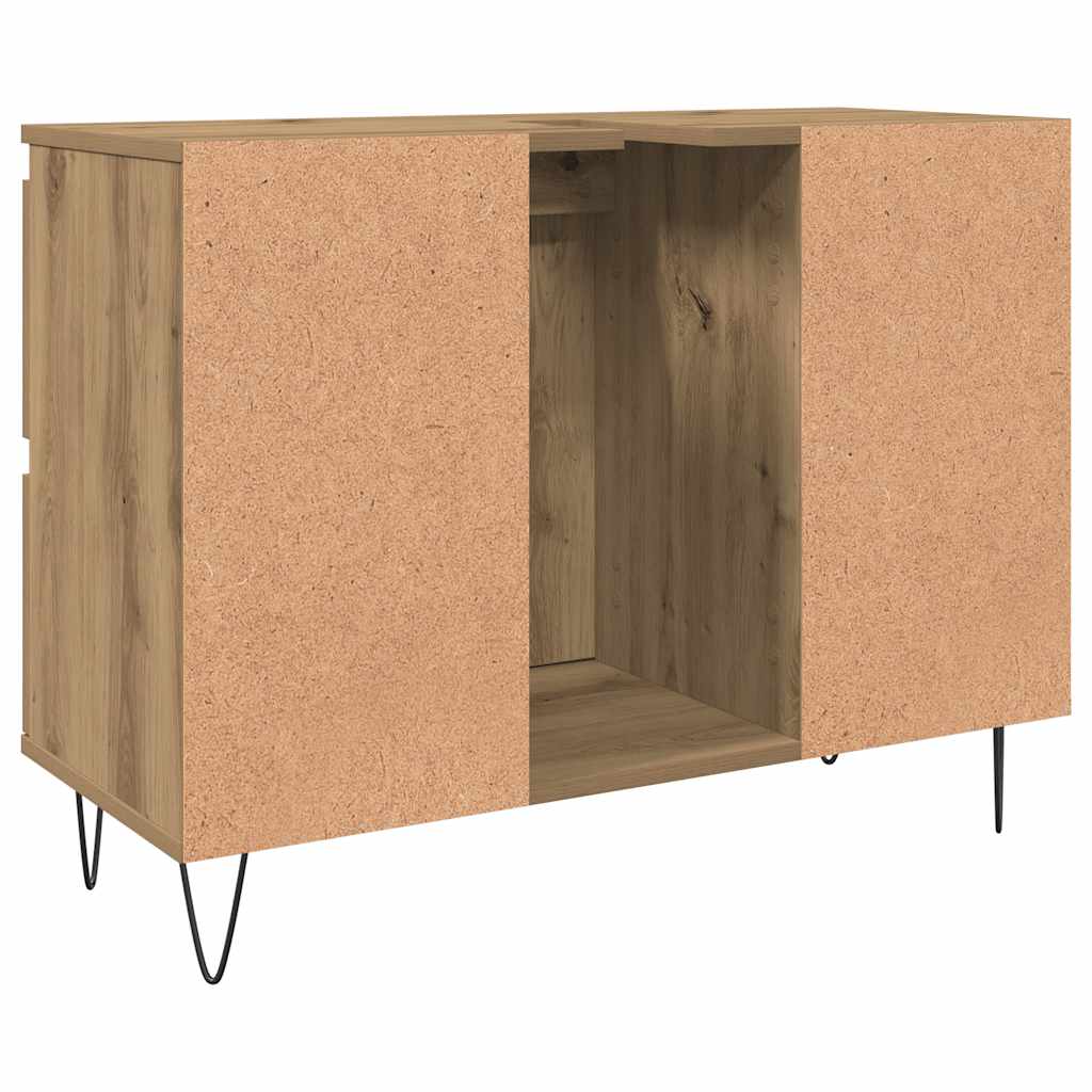 Baderomsskap artisan eik 80x33x60 cm konstruert tre