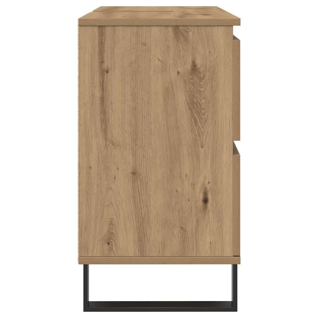 Badeservantskap artisan eik 80x33x60 cm konstruert tre