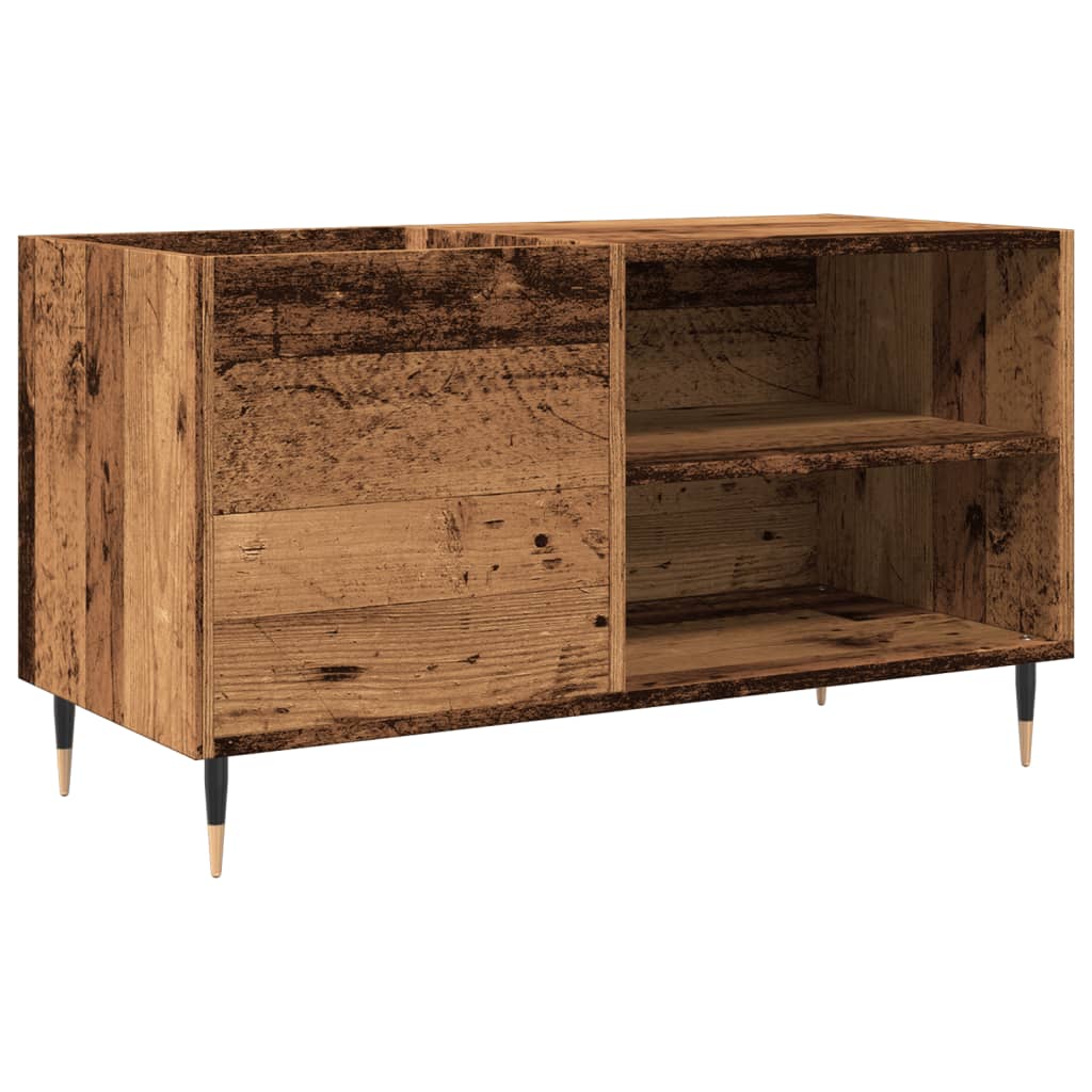 Plateskap gammelt tre 84,5x38x48 cm konstruert tre