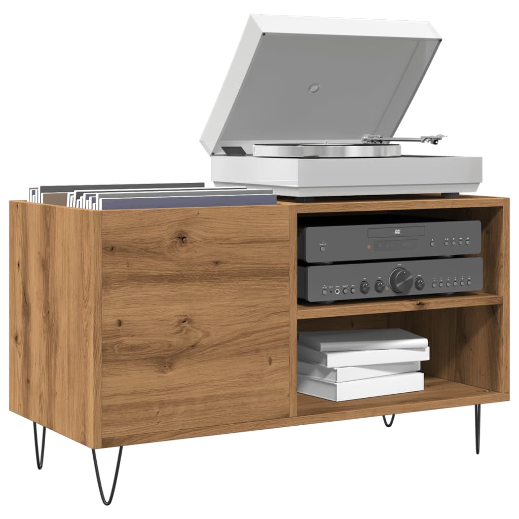 Plateskap artisan eik 84,5x38x48 cm konstruert tre