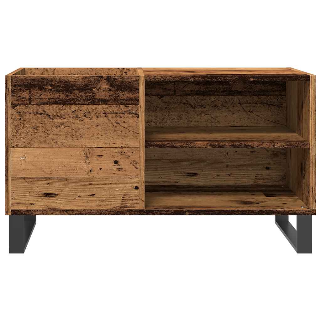 Plateskap gammelt tre 84,5x38x48 cm konstruert tre
