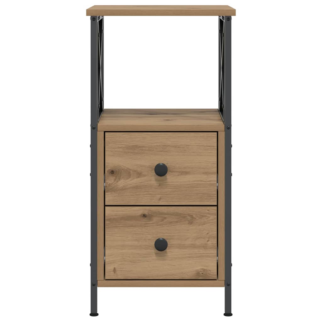 Nattbord artisan eik 34x35,5x70 cm konstruert tre