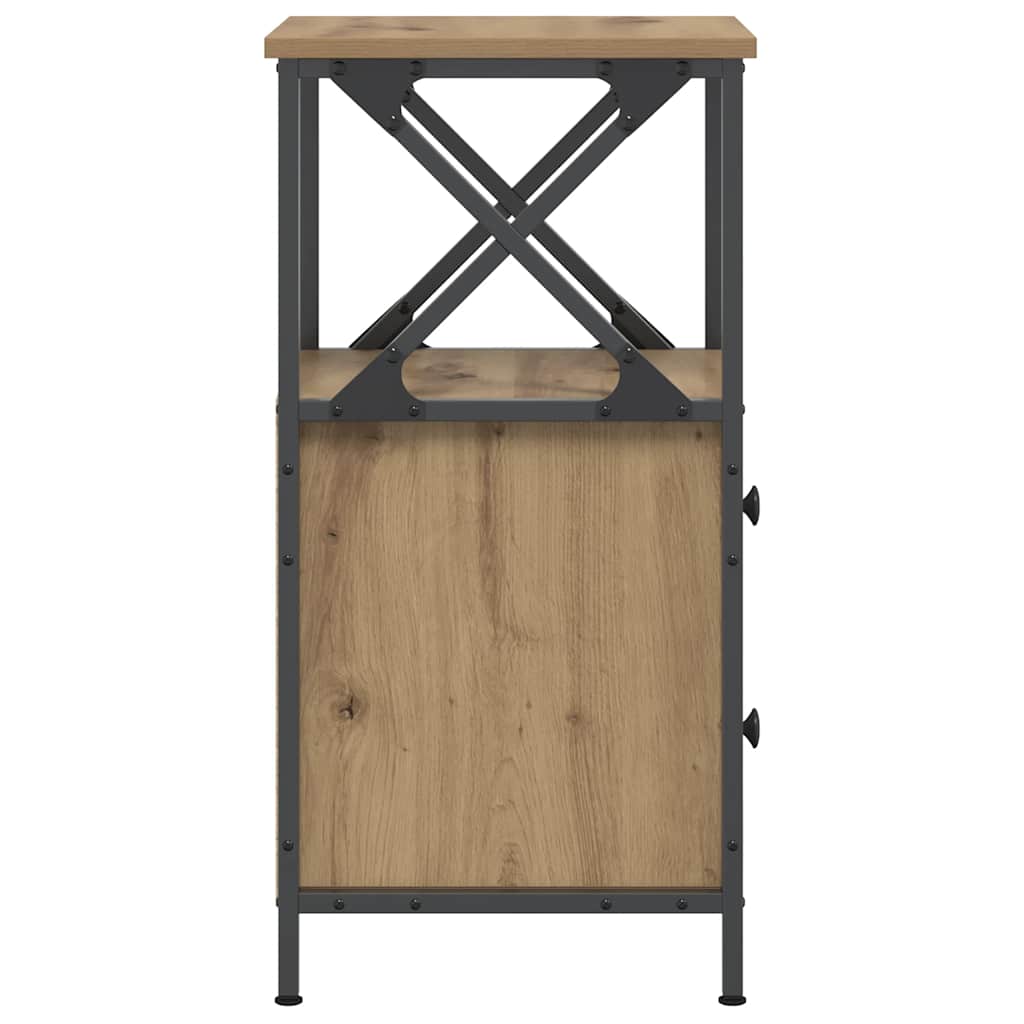 Nattbord artisan eik 34x35,5x70 cm konstruert tre