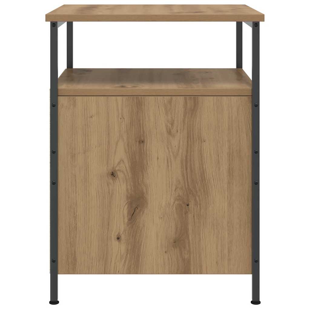 Nattbord 2 stk artisan eik 44x45x60 cm konstruert tre