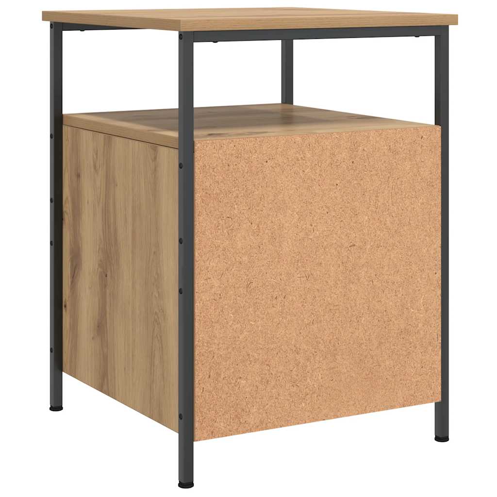 Nattbord 2 stk artisan eik 44x45x60 cm konstruert tre
