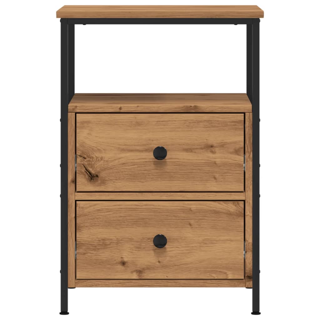 Nattbord artisan eik 34x35,5x50 cm konstruert tre